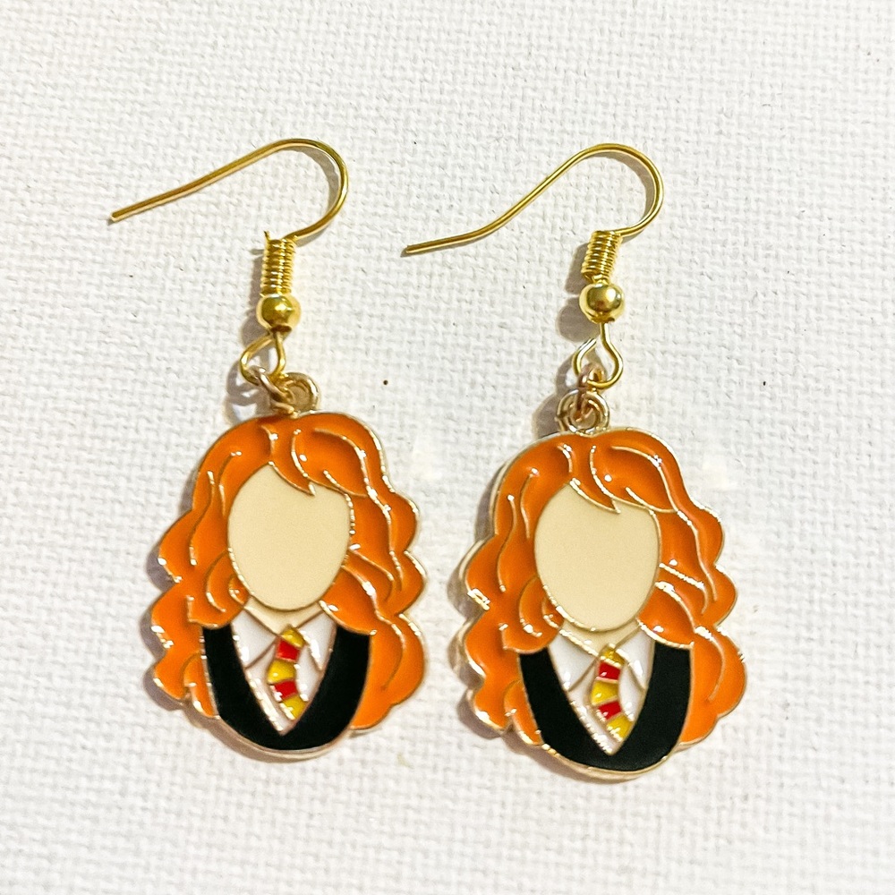 Harry Potter Hermione Metal Dangle Earrings